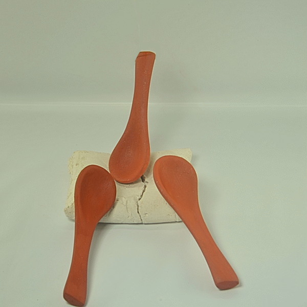 Handcrafted Clay Spoon - Image 3